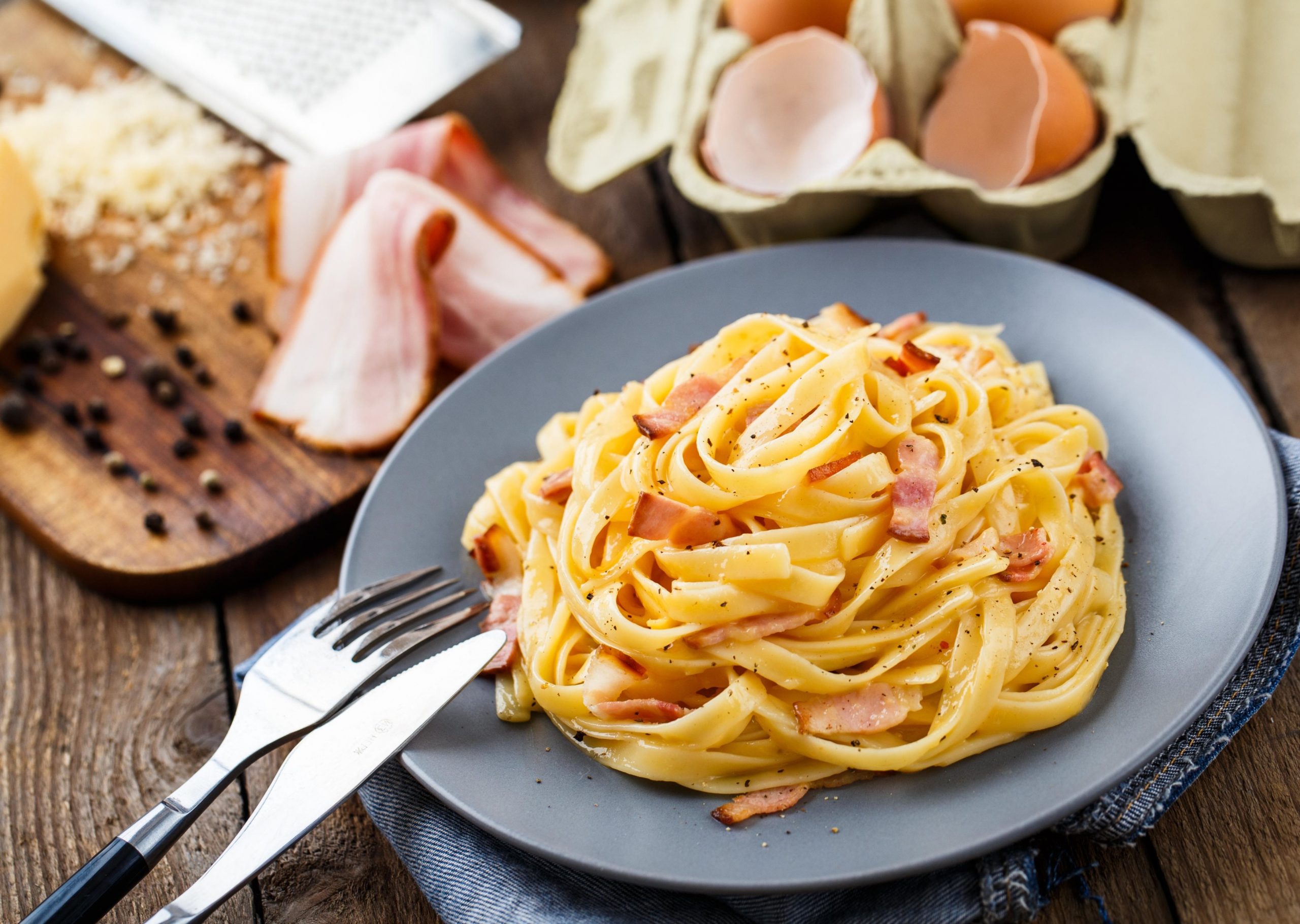 Rezanci carbonara