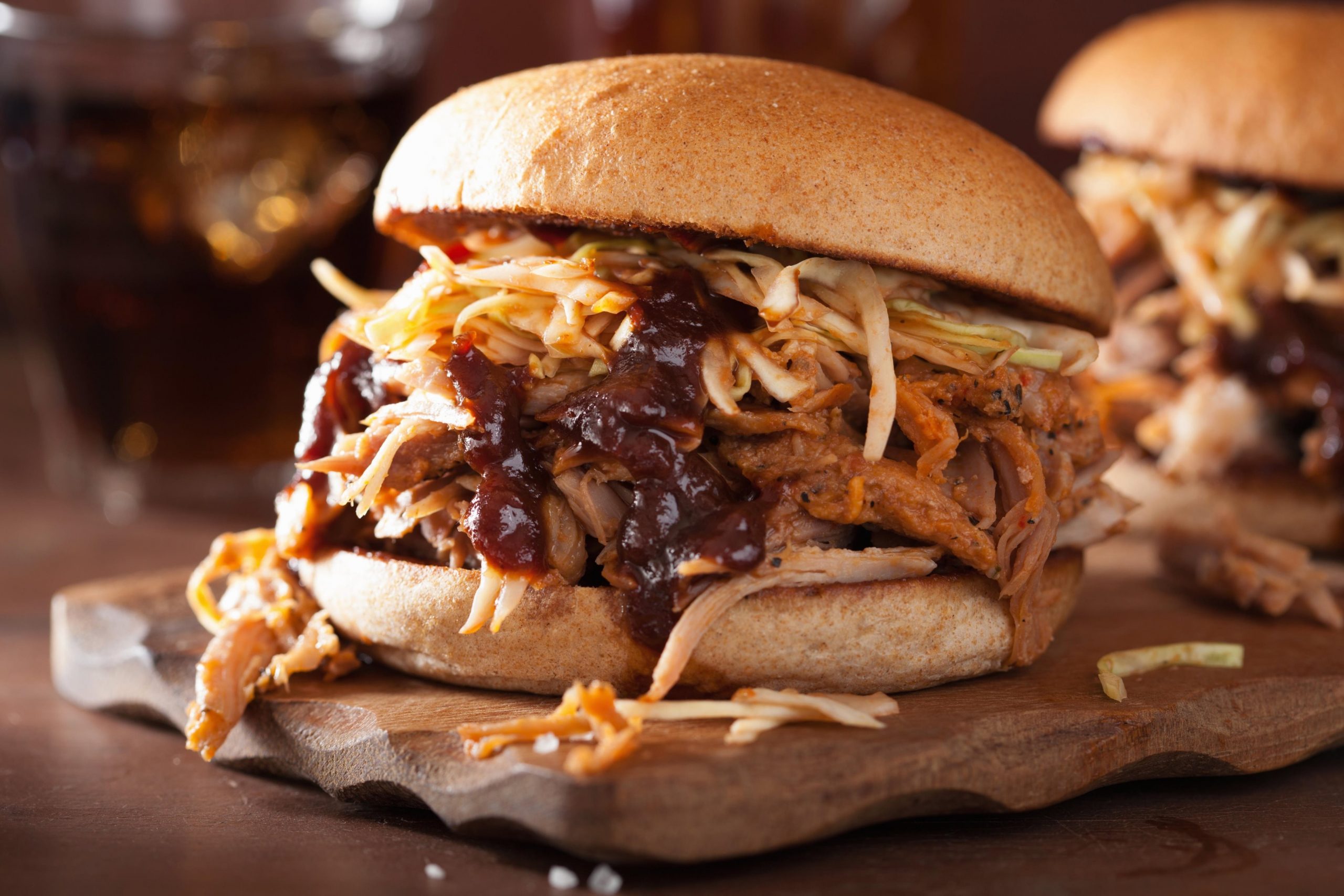 Pulled pork burger