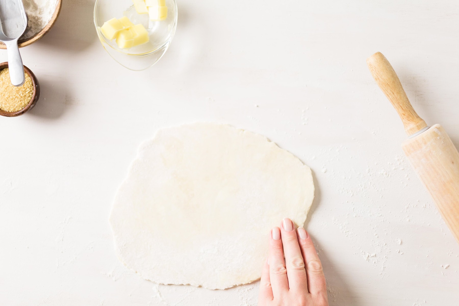 Masleno listnato testo za pite in galette