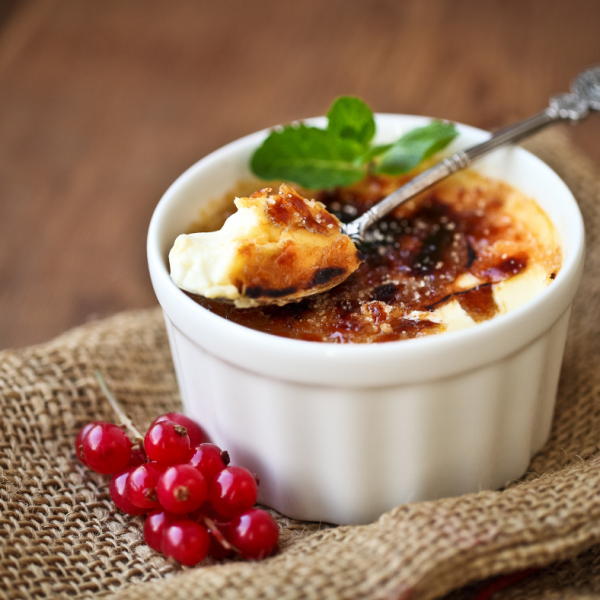 Vaniljev creme brulee