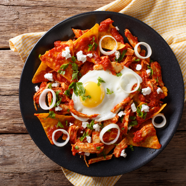 Tradicionalni mehiški chilaquiles