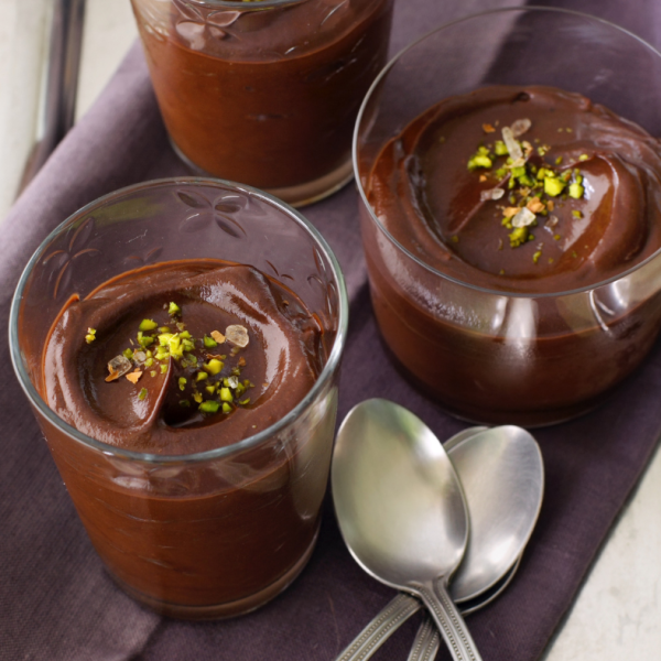 Zdrav čokoladni puding