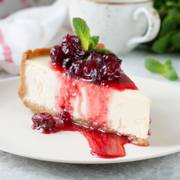 Brusnični Cheesecake