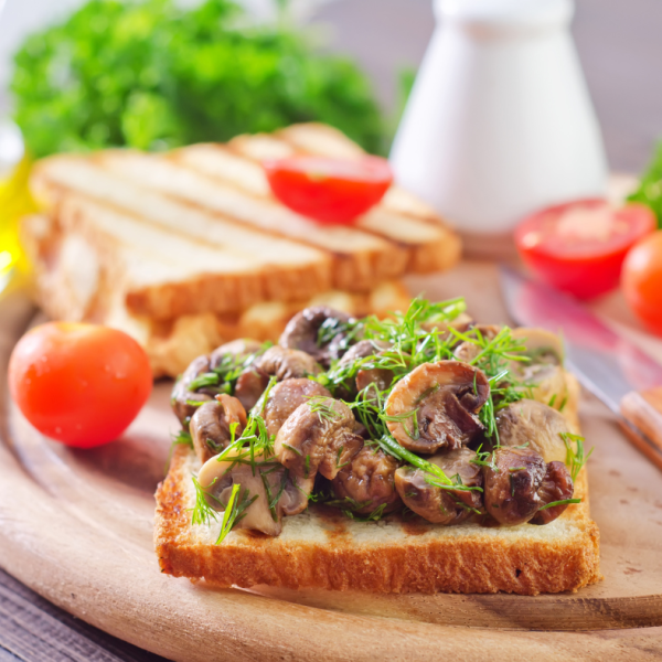 Gobice z gorčico na toastu